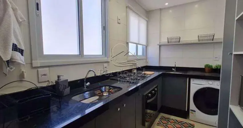 Apartamento com 2 dorms, guilhermina, praia grande - r$ 570 mil, cod: 7390