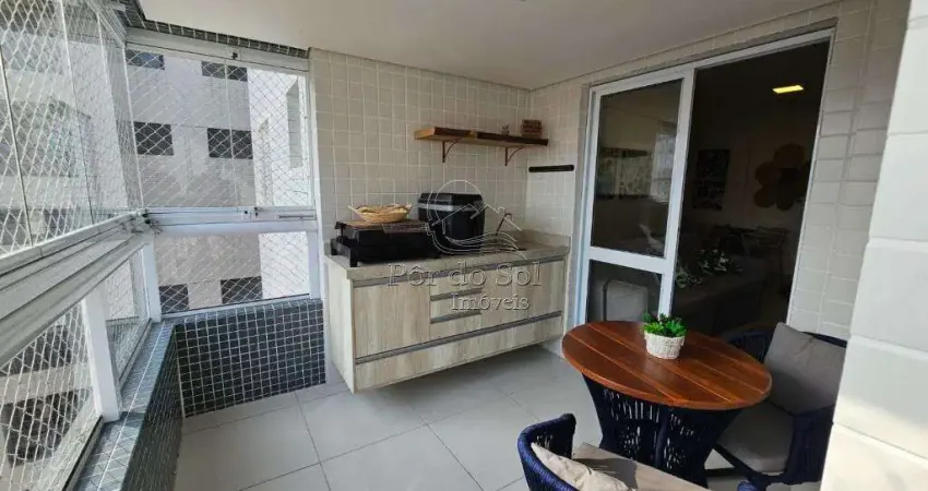 Apartamento com 2 dorms, guilhermina, praia grande - r$ 465 mil, cod: 7446