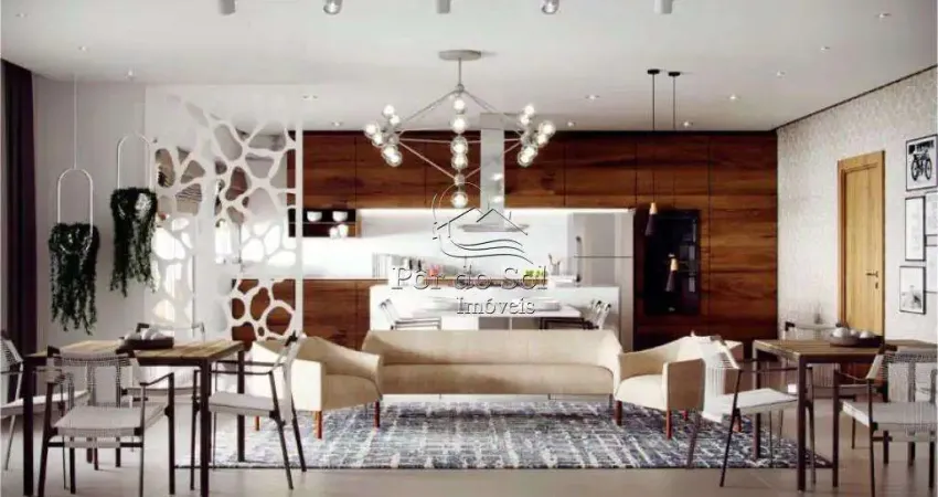 Apartamento com 2 dormitórios à venda, 68 m² por r$ 400.000,00 - aviação - praia grande/sp