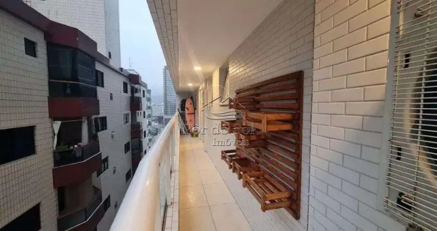 Apartamento residencial à venda, guilhermina, praia grande - ap0898.