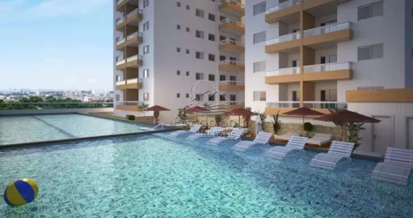 Apartamento com 2 quartos, boqueirão, praia grande - r$ 409 mil, cod: 3625