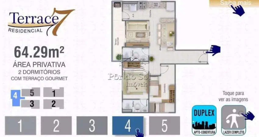 Apartamento Residencial à venda, Vila Guilhermina, Praia Grande - AP2352.