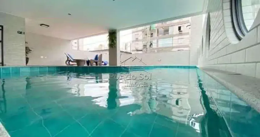 Apartamento com 1 dormitório à venda, 59 m² por R$ 445.000,00 - Vila Guilhermina - Praia Grande/SP