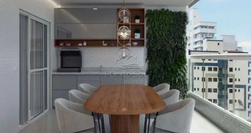Apartamento com 3 dormitórios à venda, 115 m² por R$ 740.000 - Aviação - Praia Grande/SP