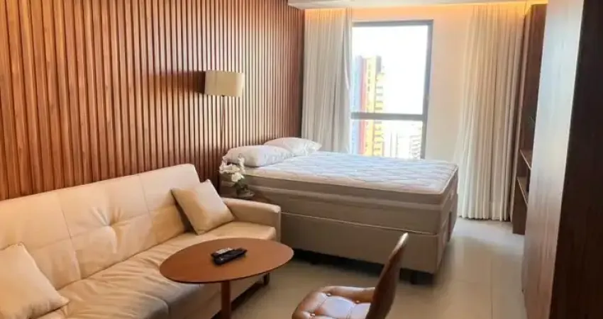 Flat nascente com vista mar | Mobiliado e decorado | Pronto para morar!