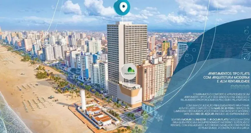 Flat com 1 quarto à venda na Avenida Presidente Castelo Branco, 6294, Tupi, Praia Grande