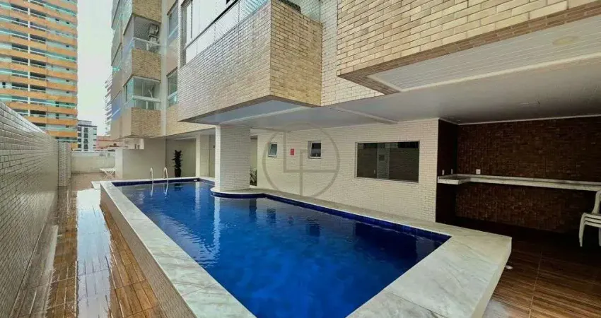 Apartamento com Sacada Gourmet, Vista Mar e Lazer Completo