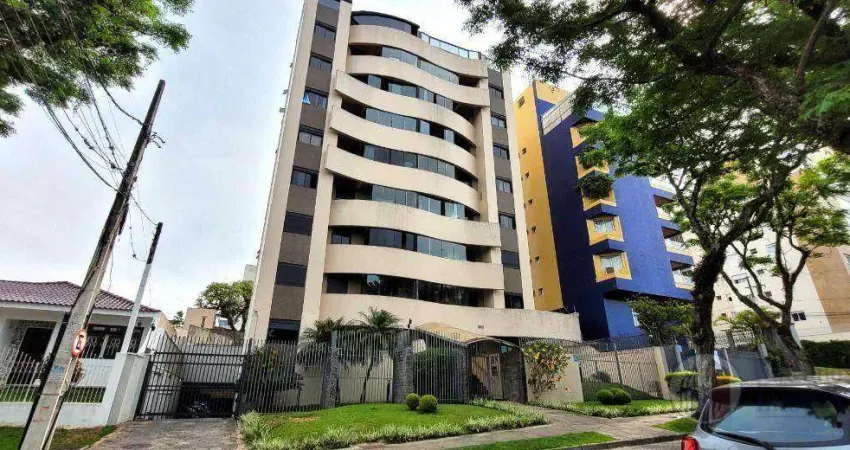 Apartamento com 3 dormitórios para alugar, 94 m² por r$ 5.025,00/mês - água verde - curitiba/pr