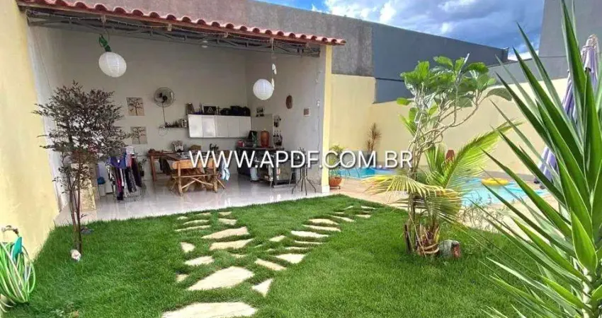 Casa para venda em brasília, setor habitacional vicente pires, 3 dormitórios, 1 suíte, 3 banheiros, 2 vagas