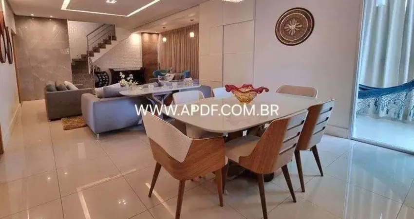 Cobertura para venda em brasília, norte (águas claras), 5 dormitórios, 5 suítes, 6 banheiros, 3 vagas