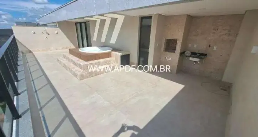 Cobertura para venda em brasília, setor noroeste, 2 dormitórios, 1 suíte, 3 banheiros, 3 vagas