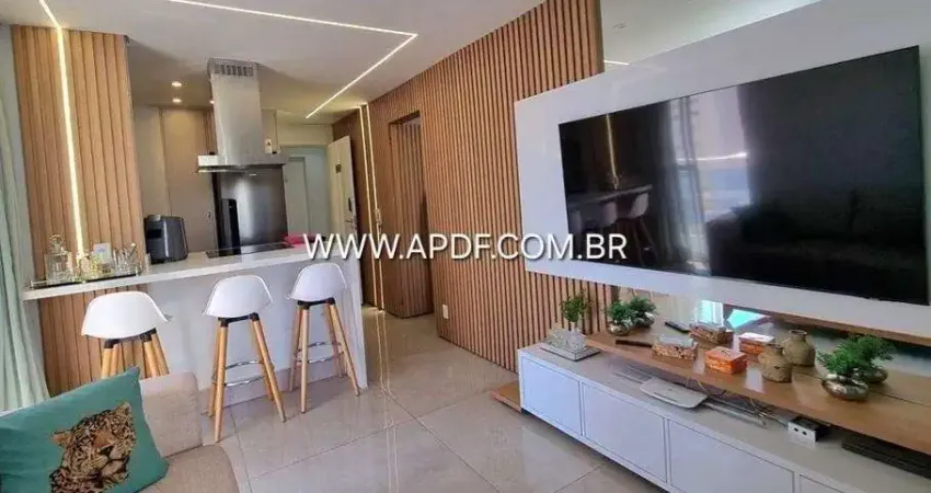 Apartamento 1 quarto para venda em brasília, norte (águas claras), 1 dormitório, 1 suíte, 1 vaga
