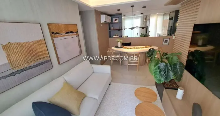 Apartamento 2 quartos para venda em brasília, areal (águas claras), 2 dormitórios, 1 suíte, 2 banheiros, 1 vaga