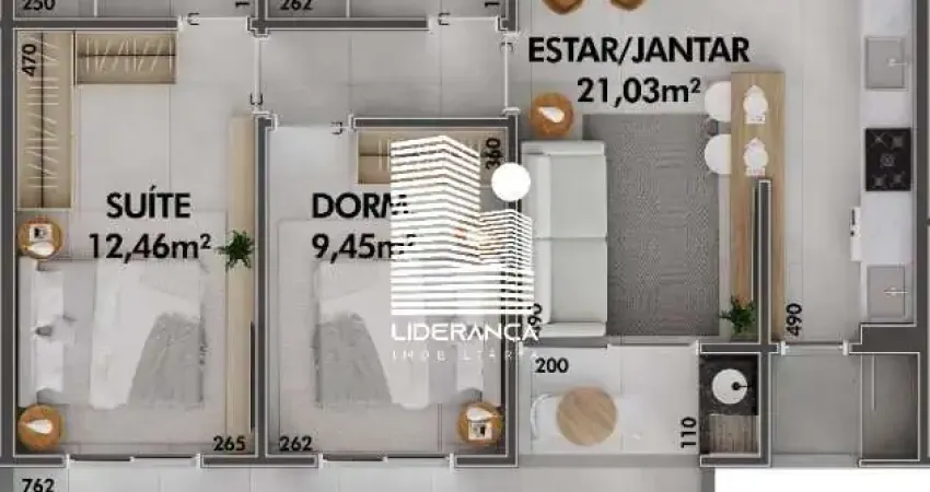 Apartamento com 2 quartos à venda na Rua Leonel Pereira, --, Cachoeira do Bom Jesus, Florianópolis