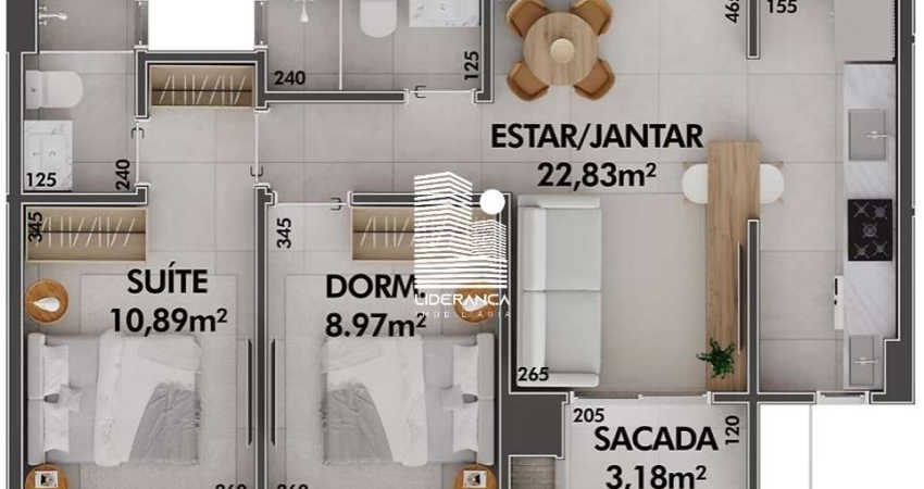 Apartamento com 2 quartos à venda na Estrada Haroldo Soares Glavan, --, Cacupé, Florianópolis