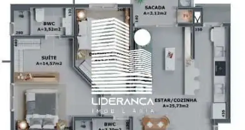 Apartamento com 2 quartos à venda na Rua Leonel Pereira, --, Cachoeira do Bom Jesus, Florianópolis