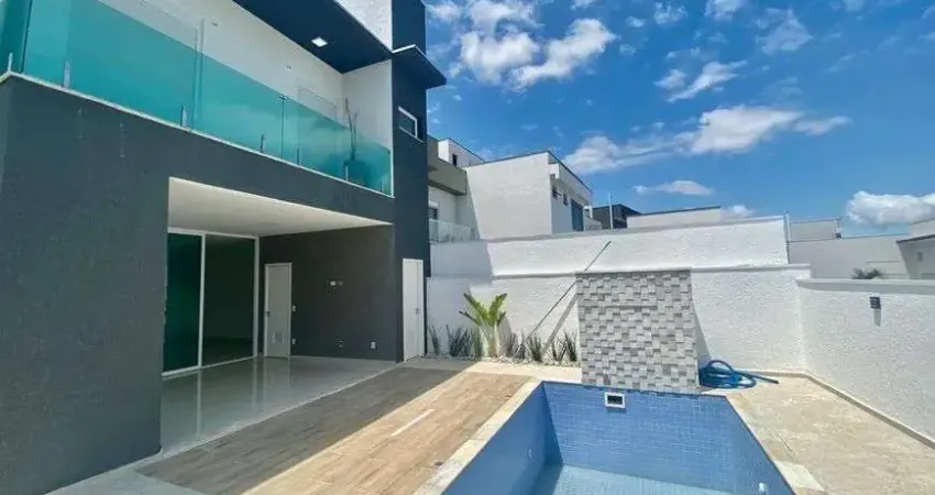 Novíssima casa no condomínio mosaico da serra, com três suítes e quatro vagas