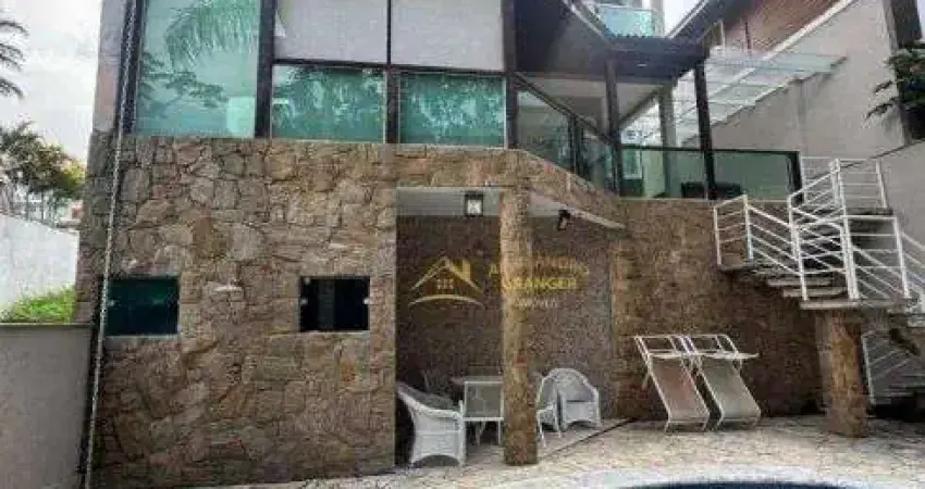 Sobrado com fundo reserva para locação no condmínio aruã eco park em mogi das cruzes