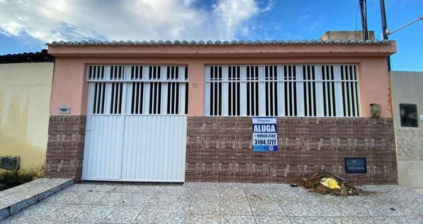 Casa com 2 dormitórios para alugar, 126 m² por R$ 850,00/mês - Marcos Freire 2 - Nossa Senhora do Socorro/SE