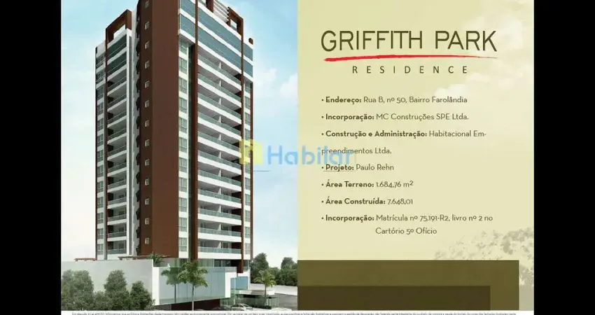 Apartamento à venda na Farolândia. 113m². 13º andar. Leste. Griffith Park.