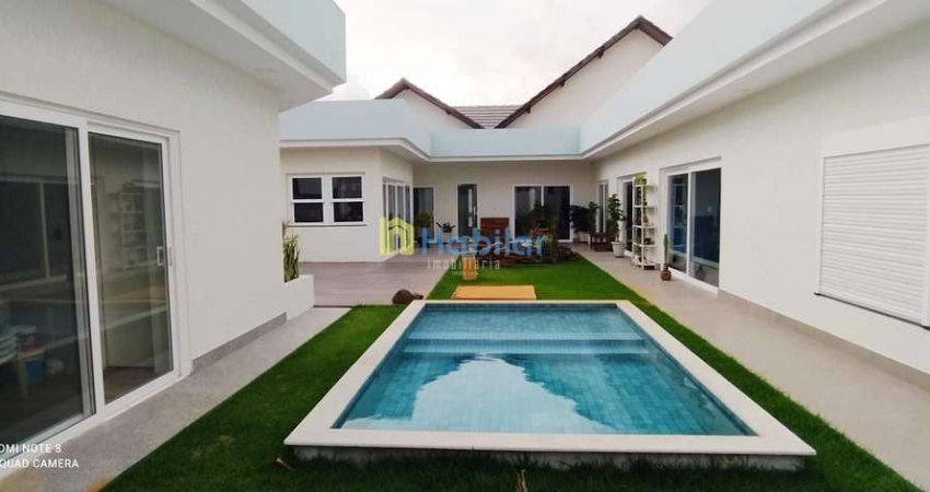 Linda casa no Thai Residence com 5/4 296 m² - venda por R$ 2.000.000 ou aluguel por R$ 7.500/mês -