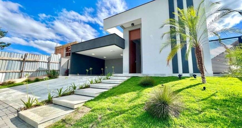 Condominio Alphaville, casa nova com 3 suítes / Aceita permuta
