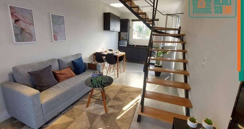 Sobrado a venda no Paysage, V G Paulista,SP, com 49,32m², living para 2 ambientes, 2 dormitórios, 2 vagas autos