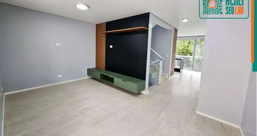 Sobrado a venda no granja vianna, cotia, sp, com 138 m² de área construída, 3 dormitórios, sendo 1 suíte, 1 sala, garagem 3 autos.