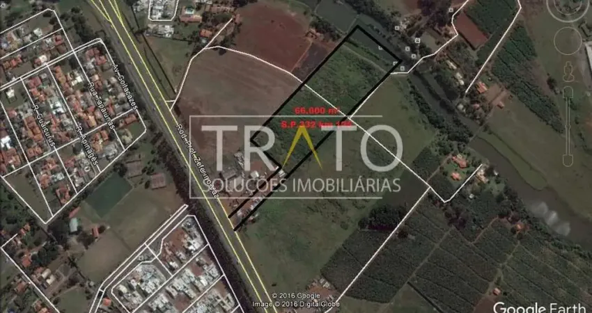 Terreno comercial à venda na Rodovia Professor Zeferino Vaz, 125, Betel, Paulínia