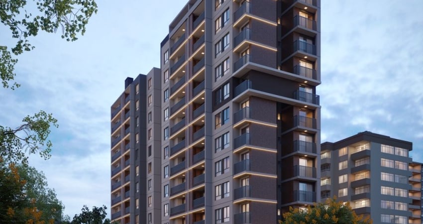 Apartamento 2 ou 3 quartos com suíte e sacada gourmet à venda em Curitiba.  Garagem coberta, diversas áreas de lazer e 2km do Shopping Palladium