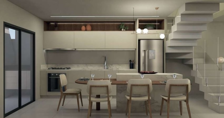 Sobrado com 3 quartos  à venda, 120.00 m2 por R$450000.00  - Sitio Cercado - Curitiba/PR