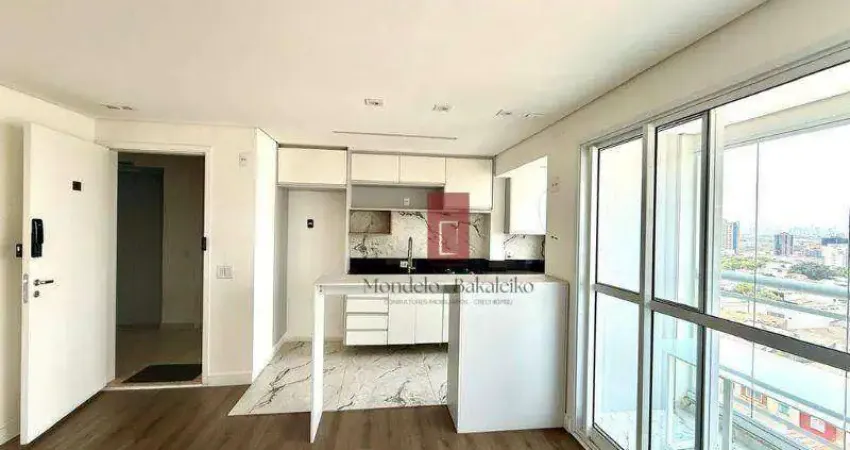 Apartamento com 1 dormitório, 42 m² - venda por r$ 540.000 ou aluguel por r$ 3.584/mês - santana