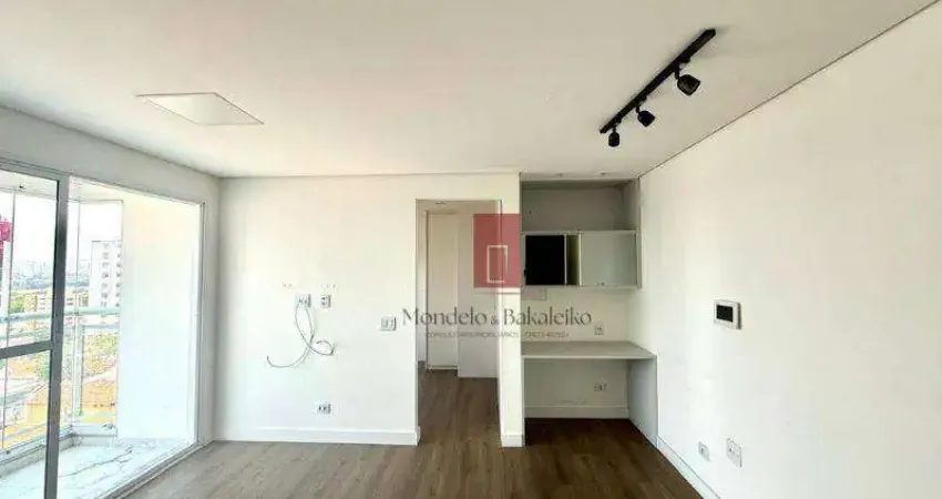 Apartamento com 1 dormitório, 42 m² - venda por r$ 540.000 ou aluguel por r$ 3.584/mês - santana