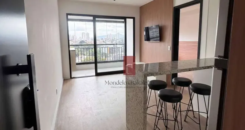 Apartamento com 1 quarto para alugar, 38 m² por r$ 5.000/mês - santana