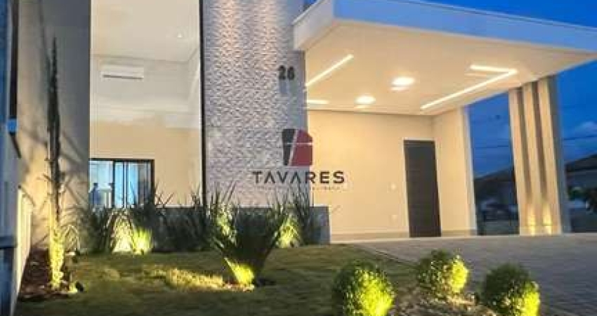 Excelente oportunidade: Casa em condomínio à venda em Paulínia-SP, Parque Brasil 500, 3 quartos, 3 suítes, 1 sala, 4 vagas de garagem, 145m².
