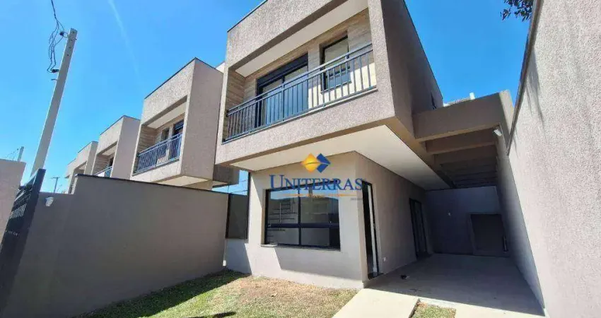 Sobrados com 3 quartos / suíte à venda, 111 m² por r$ 700.000 - novo mundo - curitiba/pr