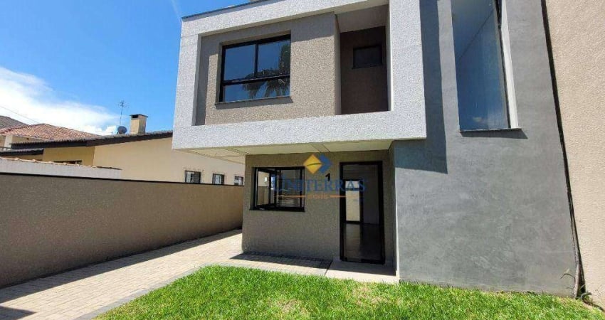 Sobrado com 3 dormitórios à venda, 93 m² por R$ 590.000,00 - Santa Cândida - Curitiba/PR