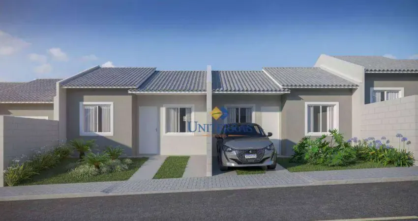 Casa com 2 dormitórios à venda, 42 m² por R$ 243.989,00 - Estados - Fazenda Rio Grande/PR