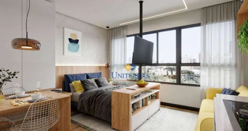 Studio com 1 dormitório à venda, 25 m² por R$ 284.899,00 - Tingui - Curitiba/PR