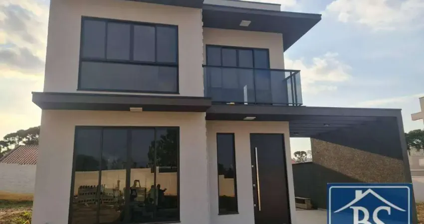 Sobrado com 3 dormitórios à venda, 107 m² por r$ 649.900,00 - guaraituba - colombo/pr