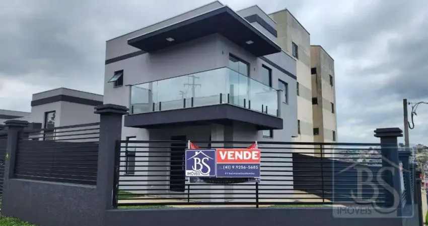 Sobrado de esquina, com suíte à venda no bairro paloma, colombo, pr