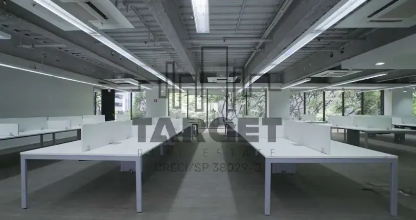 Visite já: conjunto comercial mobiliado na faria lima com 4.040,00 m²