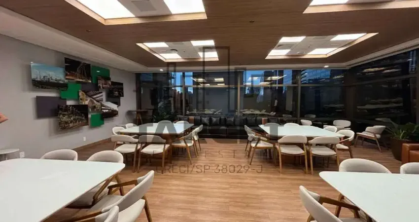 Escritório mobiliado de 2.040,00 m² na nova faria lima em edifício aaa