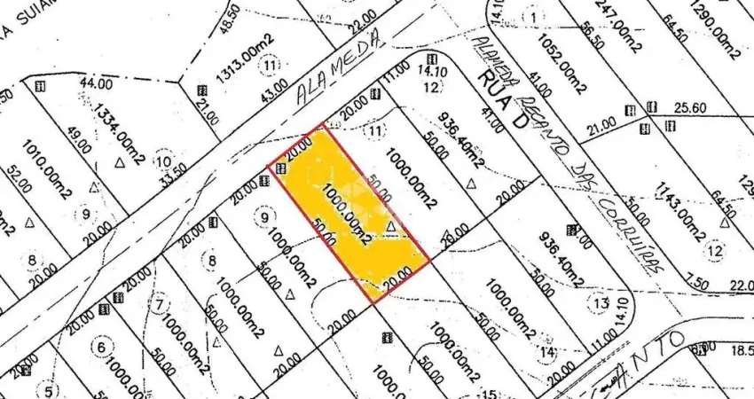 Terreno com 1.000m² à venda por R$ 190.000 - Recanto do Lago - Mairiporã/SP