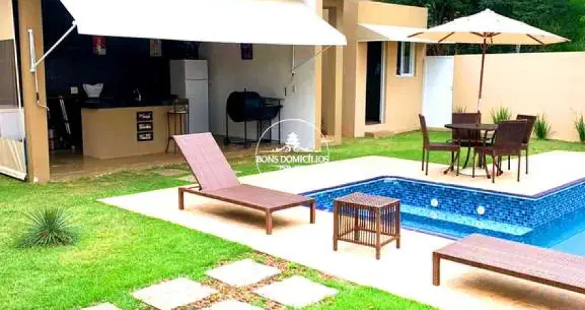 Belíssima casa térrea para locação  no condomínio clube central park vargem grande