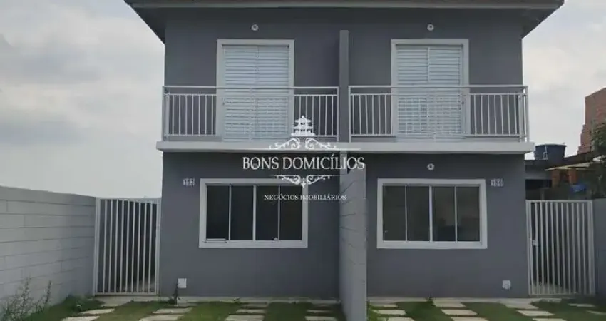 Casa em condomínio à venda em cotia-sp, aguassaí (caucaia do alto) com 02 quartos, 2 salas, 02 banheiros, 2 vagas de garagem, 78 m² de área.