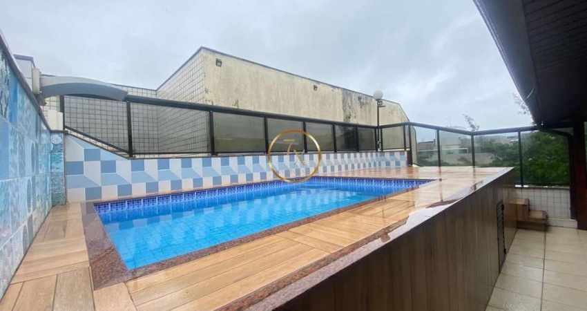 COBERTURA QUADRÍSSIMA DA PRAIA DO RECREIO POSTO 10!