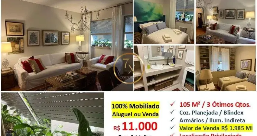 Apartamento para alugar no bairro Leblon - Rio de Janeiro/RJ