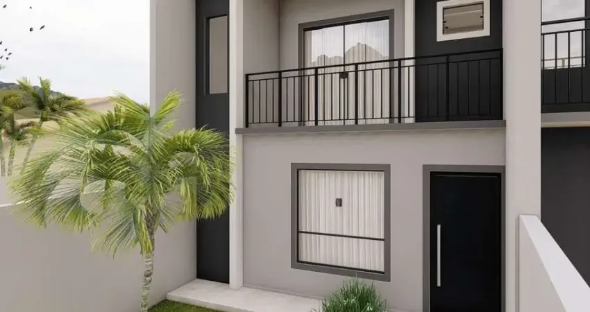 Sobrado para venda em guaramirim, beira rio, 2 dormitórios, 1 banheiro, 1 vaga