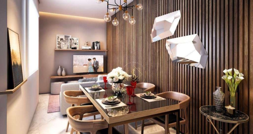 Apartamento com 2 dormitórios à venda, 49 m² por R$ 289.000,09 - Vila Príncipe de Gales - Santo André/SP